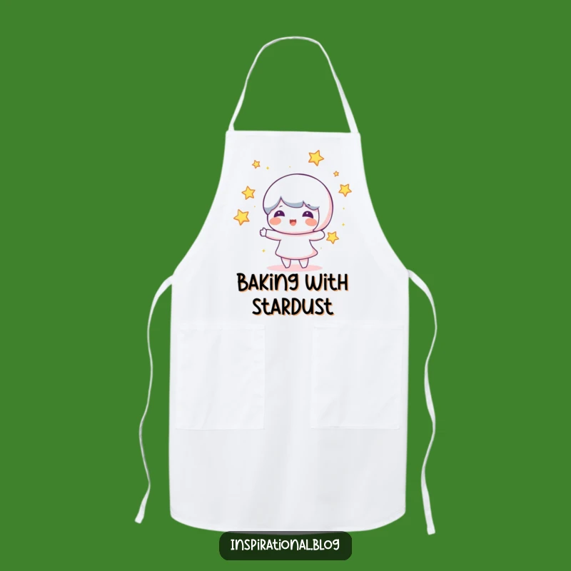 Funny Star Juggling Chef Apron: Cook Up Laughs with Cosmic Flair