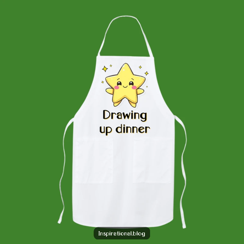 Funny Pen Character Apron: Artist's Uniform, Great Funny Gift