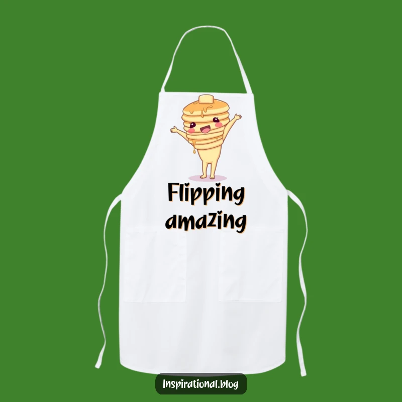 Funny Pancake Handstand Apron: Cook with Breakfast Flair Gift
