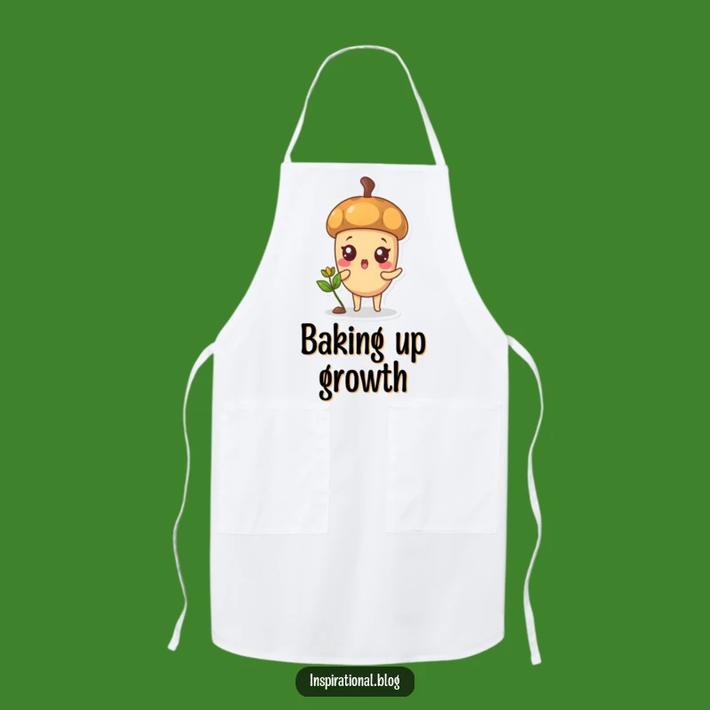 Funny Acorn Sprout Apron: Grow Your Culinary Creations