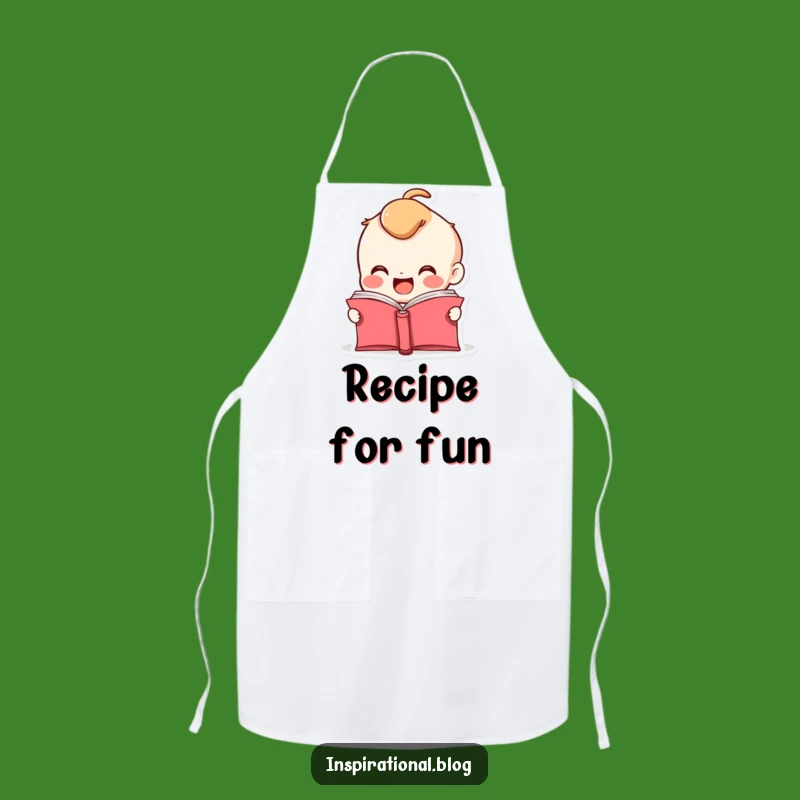 Funny Chef Apron - Book Character Cooking Excitement