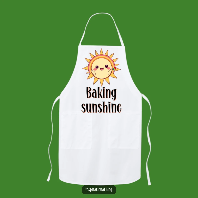 Funny Kitchen Kawaii Sun Apron: Cook with Cheer, Perfect Funny Gift!