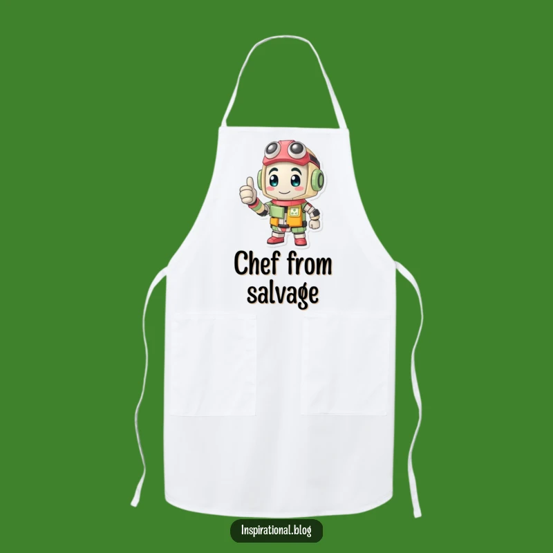 Funny Recycled Chef Apron - Get Creative Thumbs Up Gift