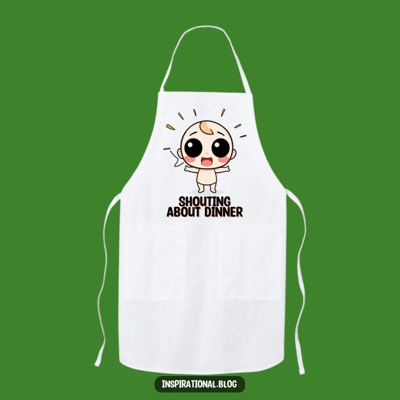 Funny Speech Bubble Apron: Cook with Excitement and Flair