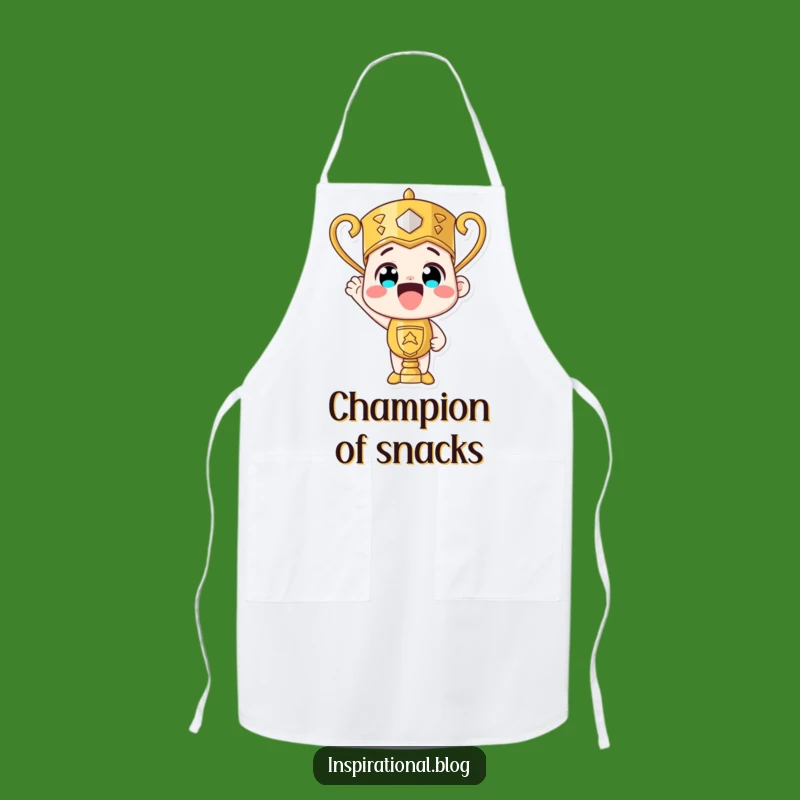 Funny Trophy Pride Apron: Cook Like a Champion