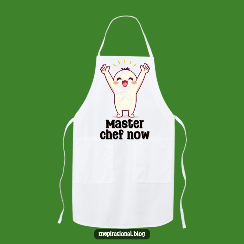 Funny Kitchen Victory Apron: Cook with Confidence, Perfect Funny Gift!