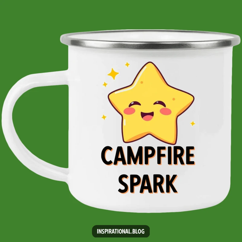Funny Laughing Star Camping Mug: Your Joyful Companion for Outdoor Adventures
