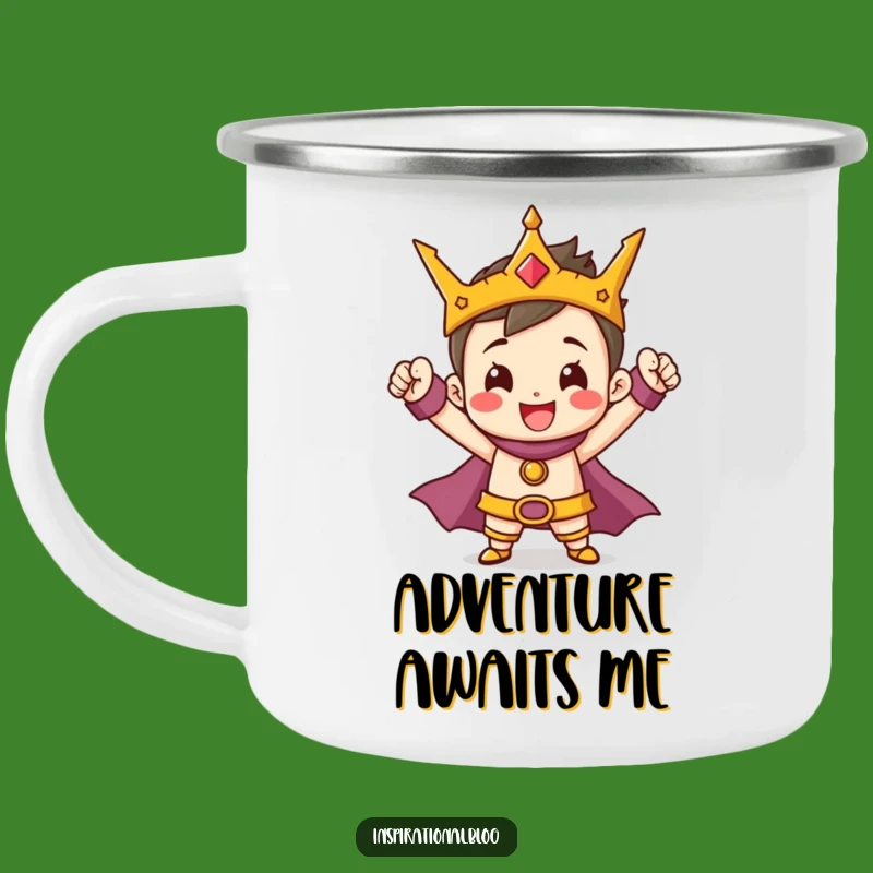 Funny Hero Camping Mug: Tiny Triumphs by the Fire