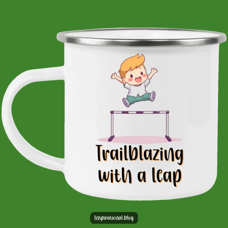 Funny Hurdle Leaper Camping Mug - Conquer Your Adventures with Joy!