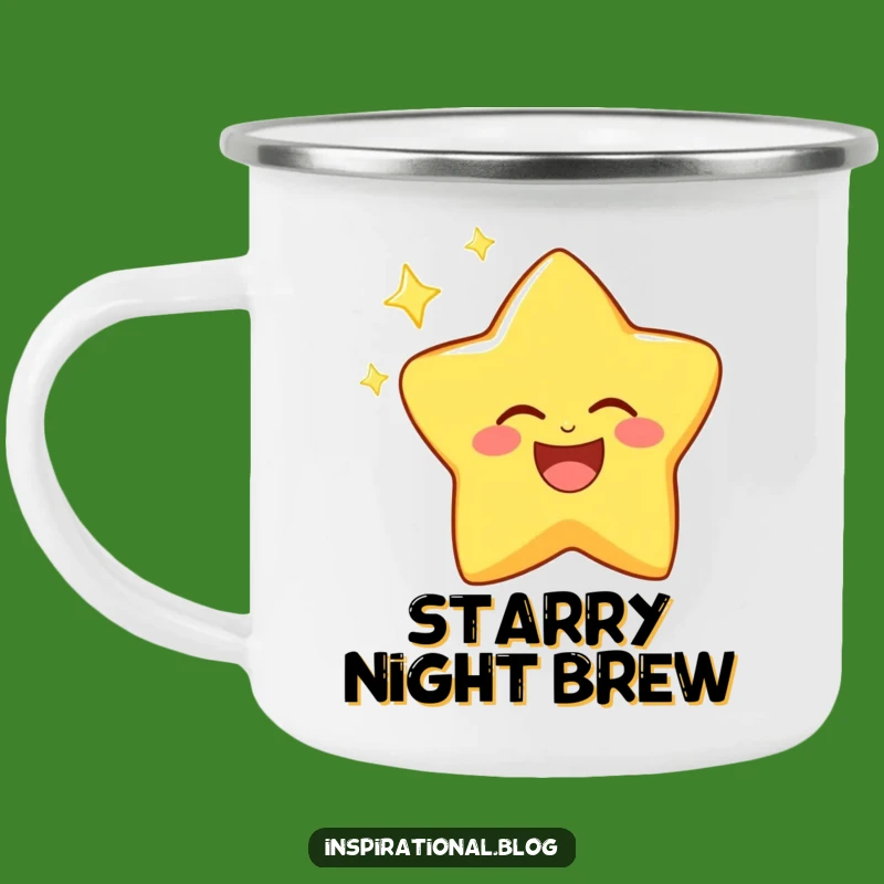 Funny Starry Camping Mug - Twinkling Night Sky Adventure
