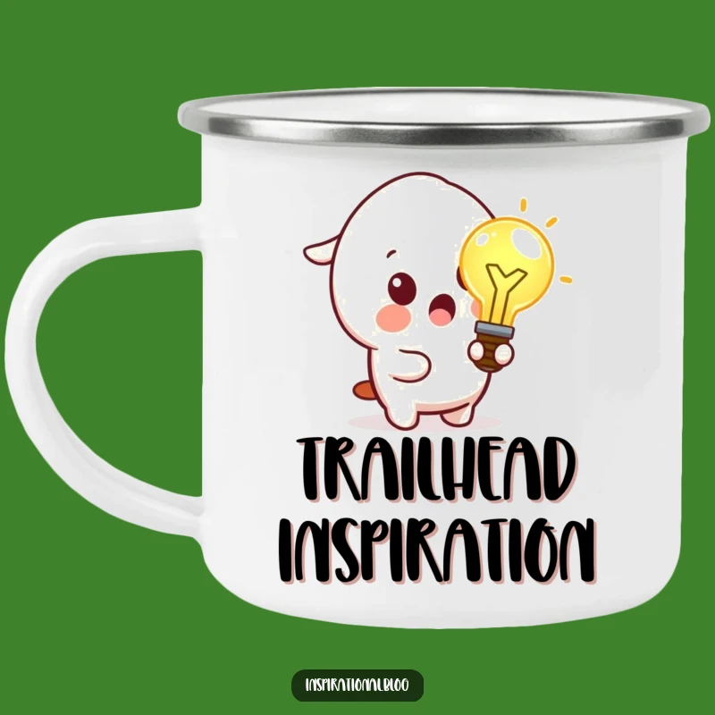 Funny Idea Bulb Camping Mug: Think Outside, Perfect Funny Gift!