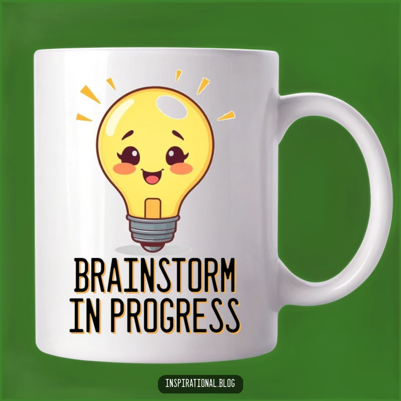 Funny Lightbulb Idea Mug: Brilliant Illumination Gift for Thinkers
