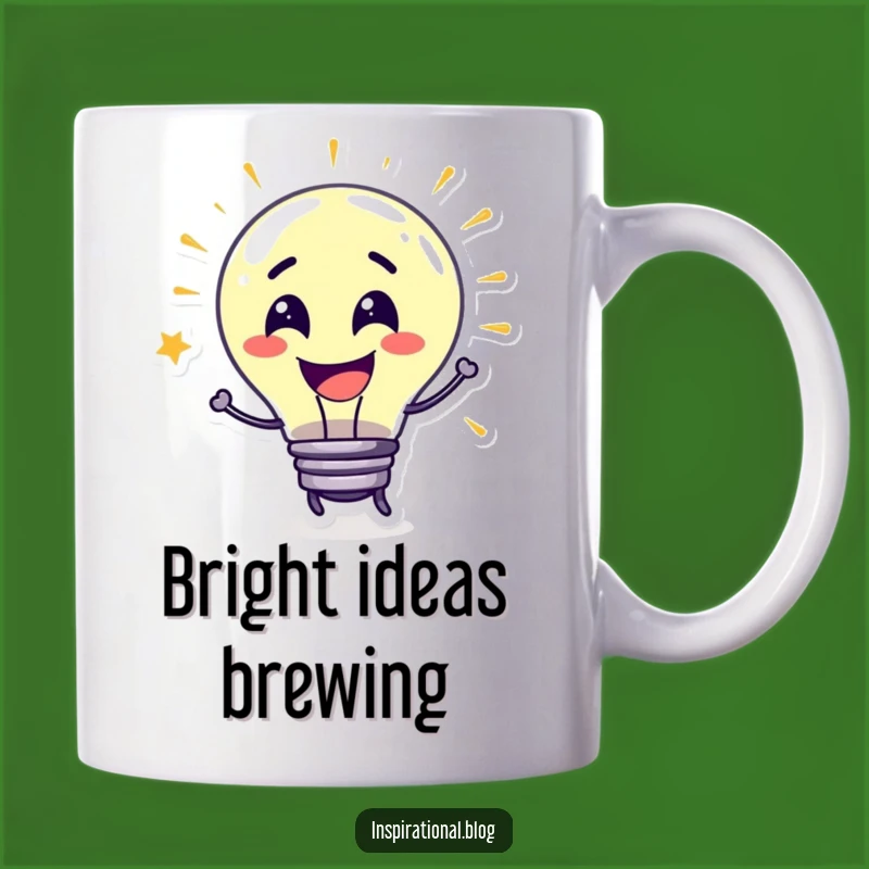 Funny Lightbulb Idea Mug: Bursting with Grins and Brainy Gifts