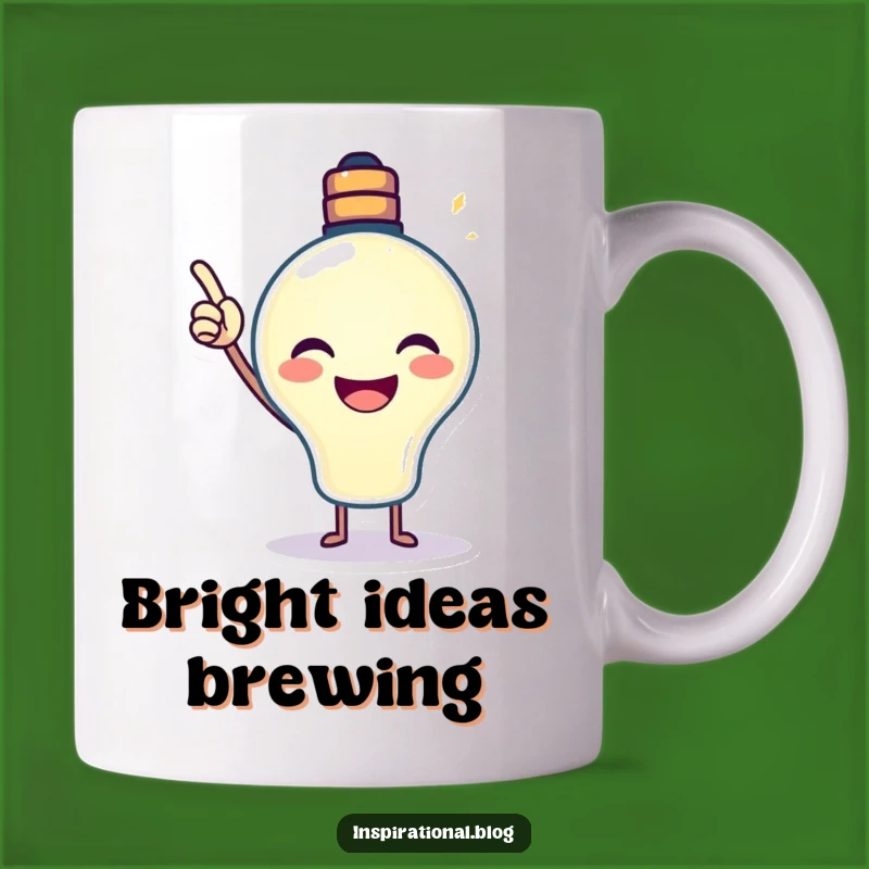 Funny Lightbulb Mug: Bright Ideas and Excitement for a Brilliant Gift
