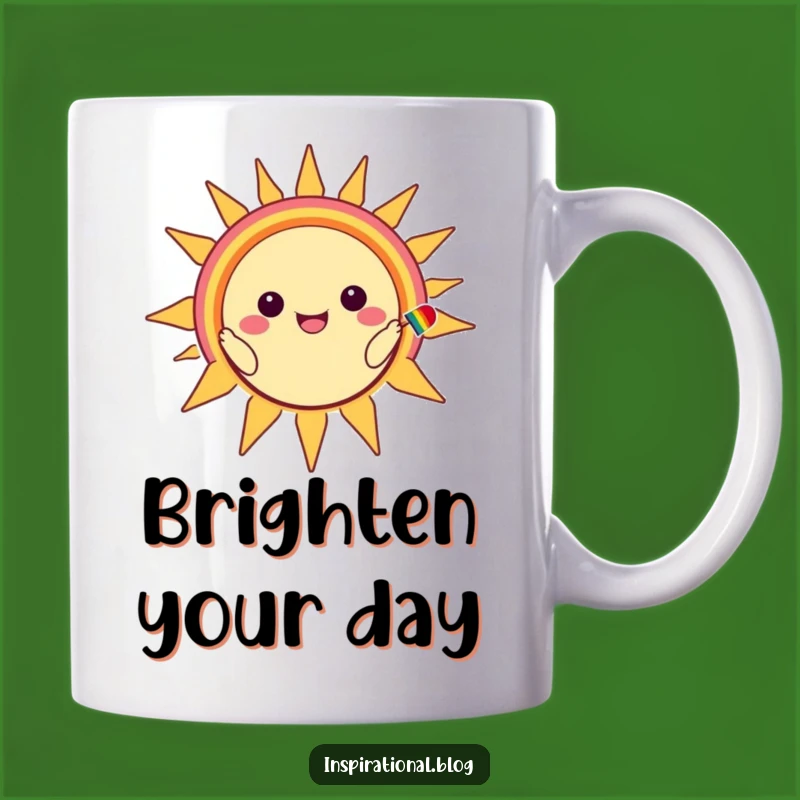 Funny Kawaii Sun Smile Mug: Brighten Your Day, Perfect Funny Gift!