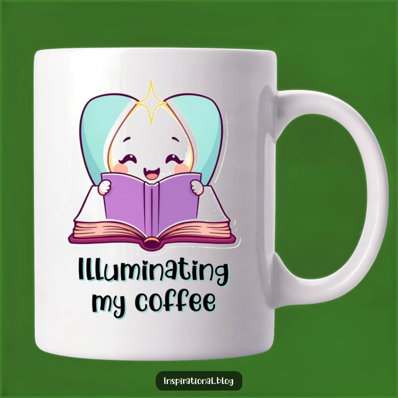 Funny Book Character Mug - Reveal Your Inner Light Gift