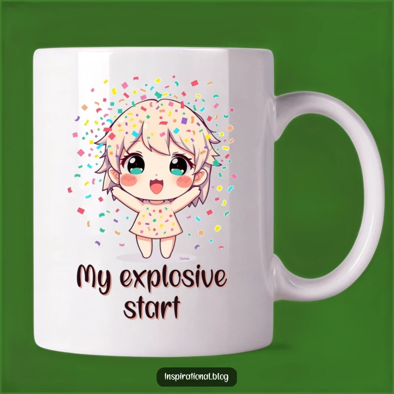 Funny Confetti Burst Mug: Celebrate in Style with Festive Fun