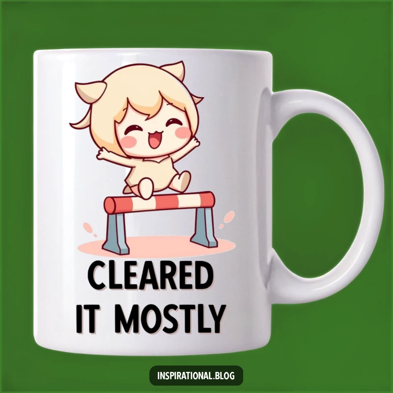 Funny Kawaii Leaping Character Mug: The Perfect Energetic Gift for Coffee Lovers