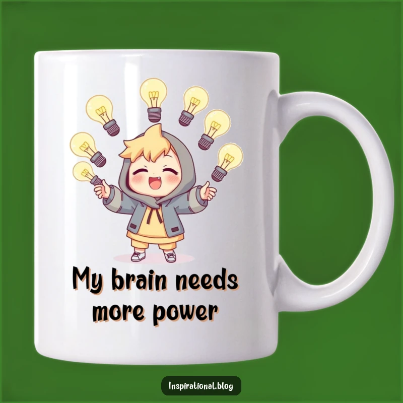 Funny Light Bulb Juggler Mug - Perfect Gift for Bright Ideas!