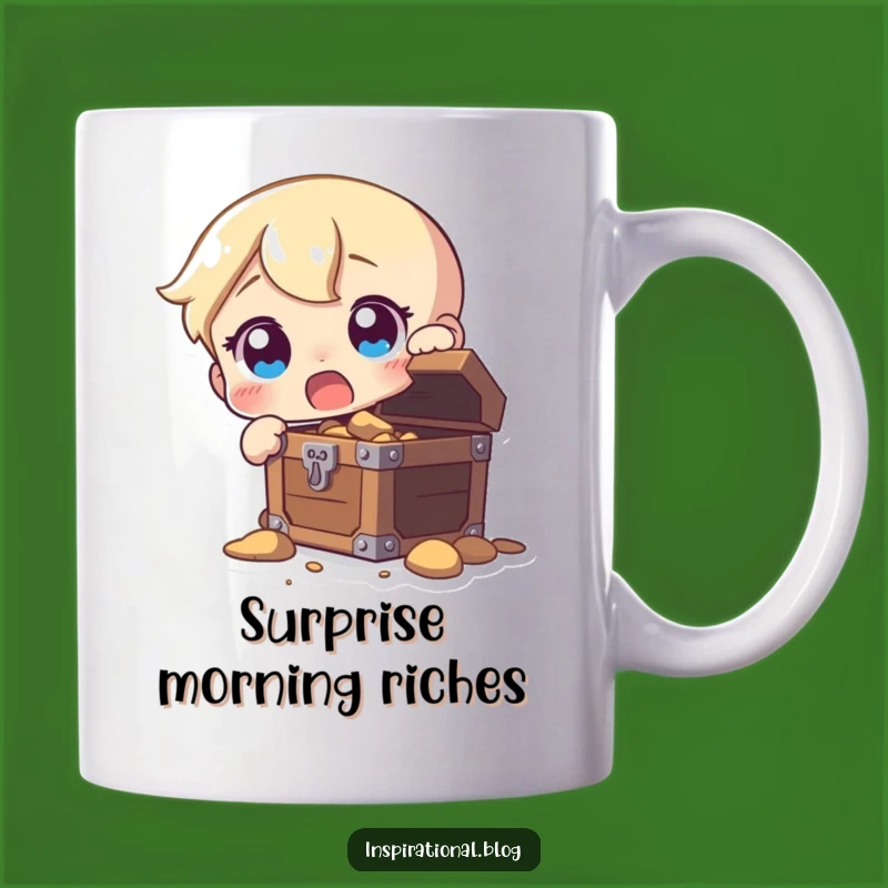 Funny Treasure Discovery Character Mug: A Hilarious Surprise Gift Idea