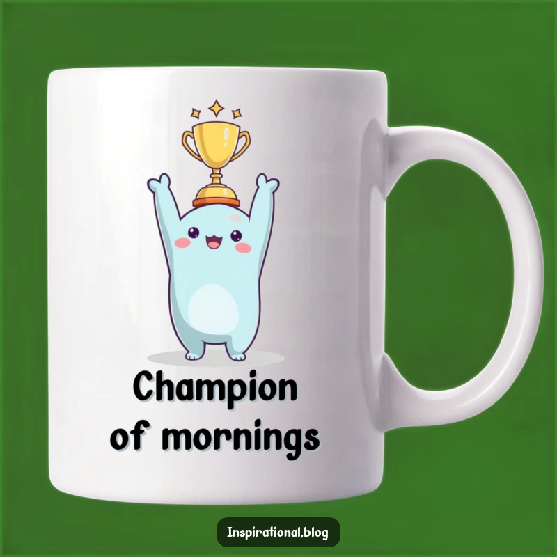 Funny Triumph Mug: Tiny Trophy Victory Celebration Gift