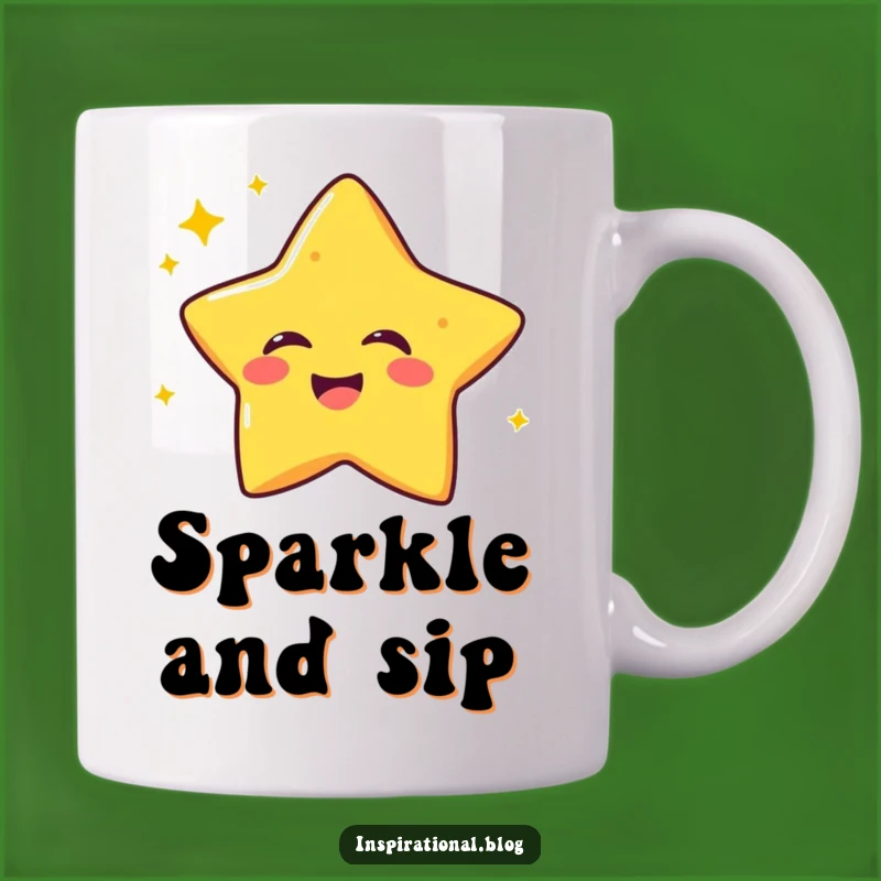 Funny Laughing Star Mug: Twinkle with Joy, a Hilarious Gift for Star Gazers