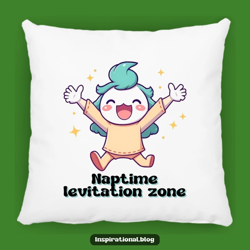 Cozy Funny Sparkle Leap Pillow: Snuggle Up with Joyful Energy