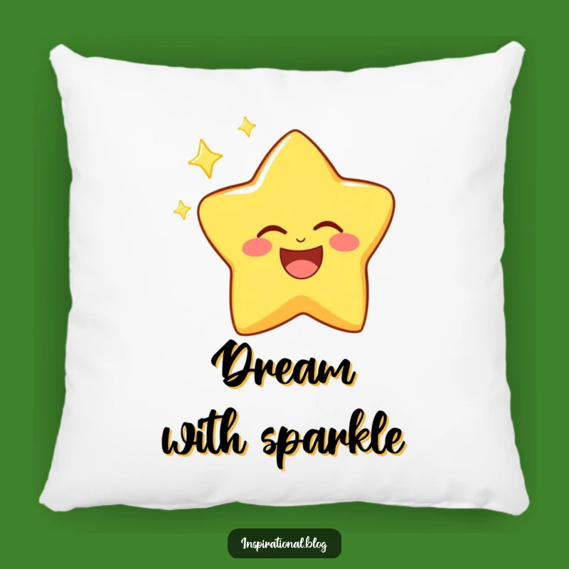 Funny Star Pillow - Cozy Laughing Twinkling Gift