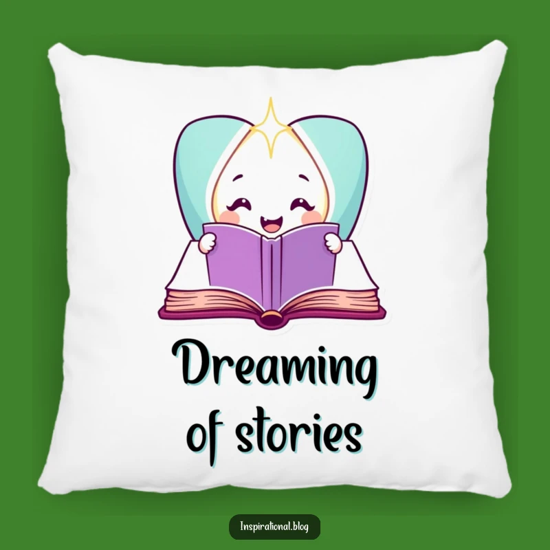 Funny Book Character Pillow - Cozy Comfort for Reading Nooks Gift