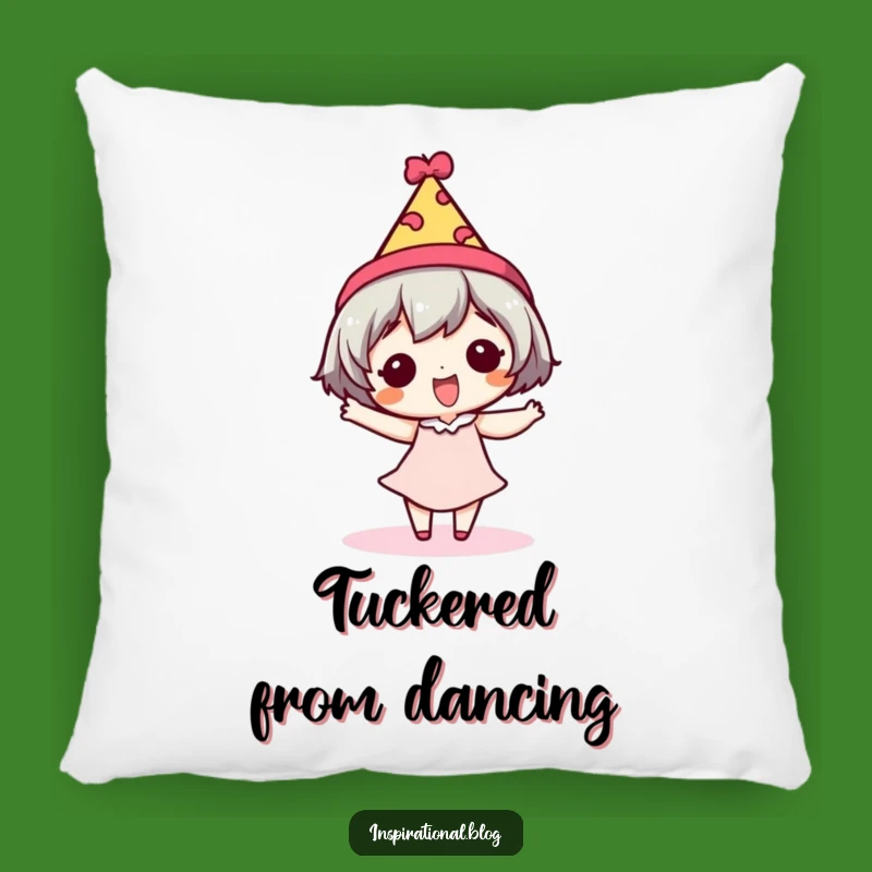 Funny Dancing Character Pillow: Cozy Festive Fun and Silly Comfort