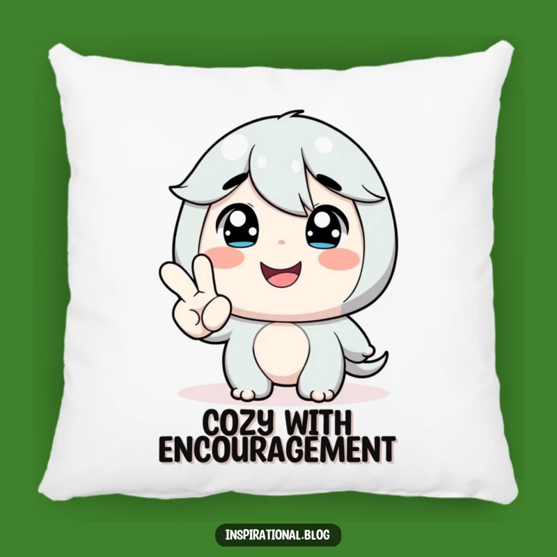 Funny Encouraging Hand Pillow - Cozy Comfort and Sweet Smiles!