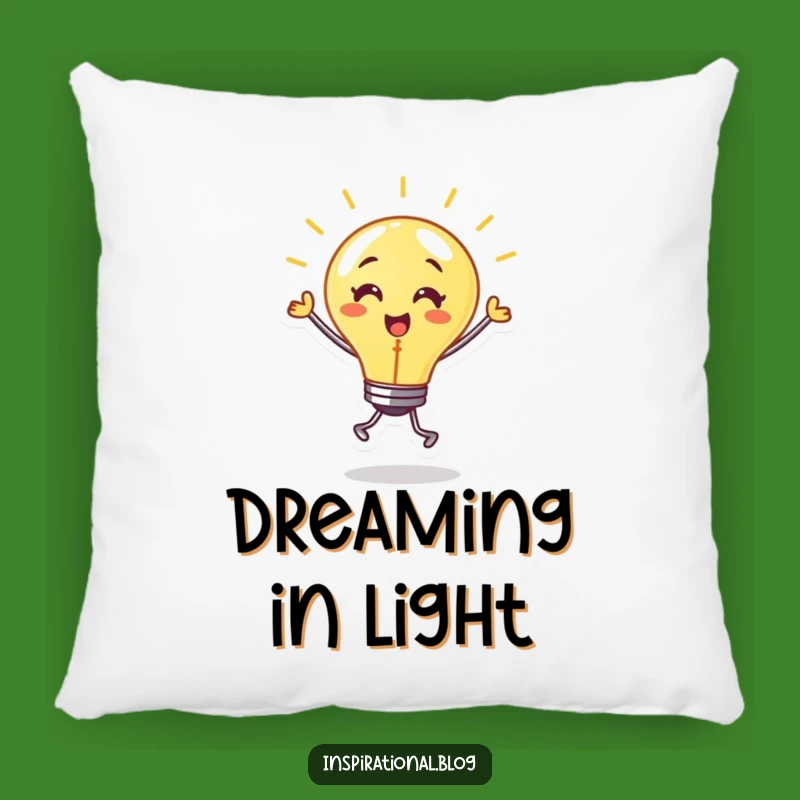 Funny Glow Lightbulb Pillow: Dance in Comfort, a Perfect Funny Gift!