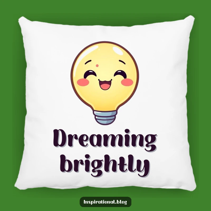 Funny Joyful Lightbulb Pillow: Cozy Comfort with Bright Illumination