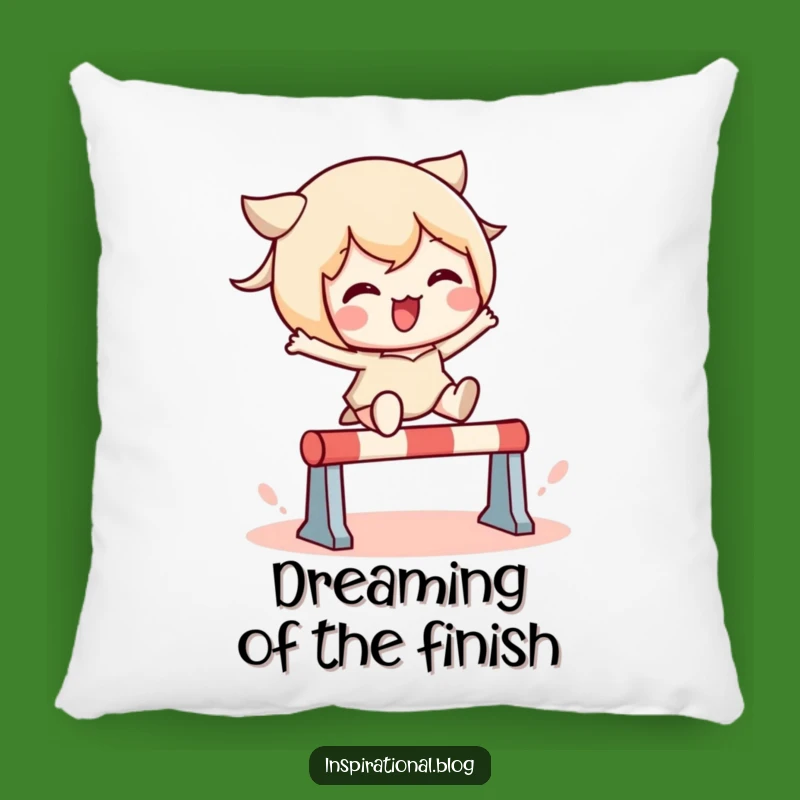 Funny Kawaii Leaping Character Pillow: Cozy Comfort with a Comical Twist