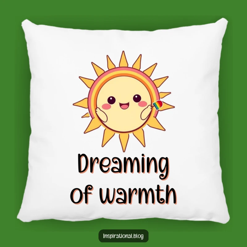 Funny Kawaii Sun Smile Pillow: Cozy Cheer, Sweet Funny Gift!