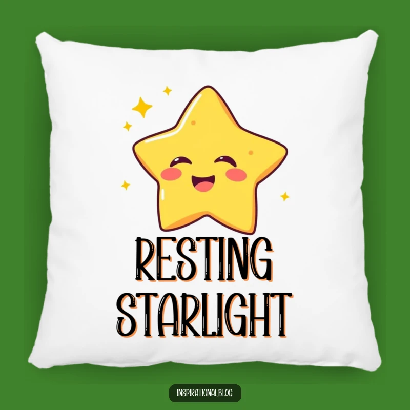 Funny Laughing Star Pillow: Snuggle Up with Celestial Comfort and Glee