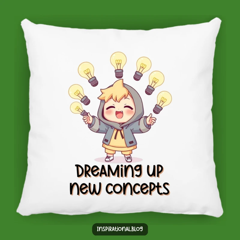 Funny Light Bulb Juggler Pillow - Cozy Comfort for Bright Ideas!