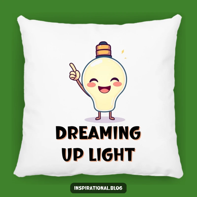 Funny Lightbulb Pillow: Dream Big with Bright Ideas