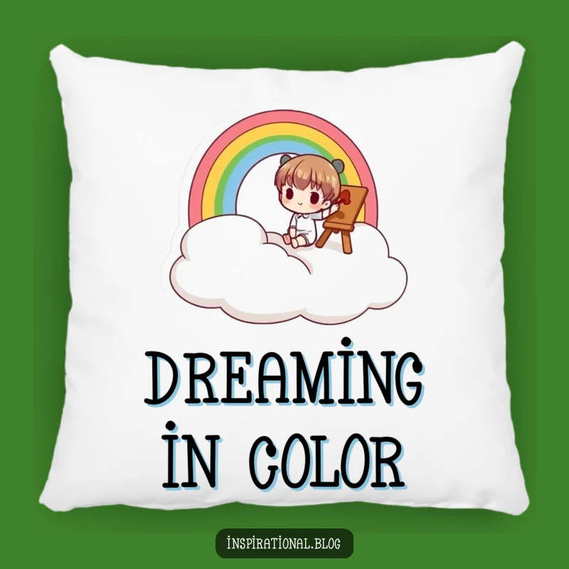 Funny Rainbow Cloud Pillow: Soft Cushion for Dreamy Comfort
