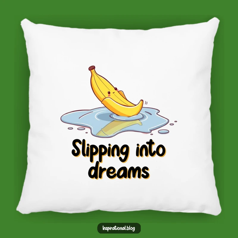 Funny Slipping Banana Peel Pillow: Cozy Comedy & Comfort Gift