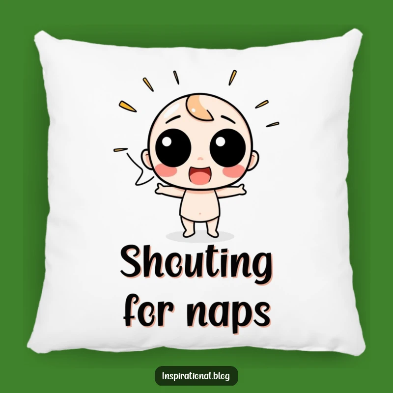 Funny Speech Bubble Pillow: Cozy Comfort for Excited Souls