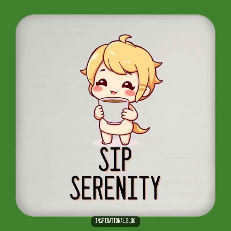 Funny Tea Time Coasters: Protect Surfaces with Cozy Charm