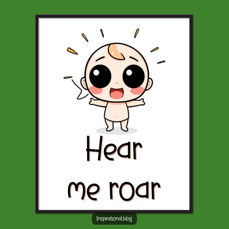 Funny Speech Bubble Poster: Vibrant Exclamations of Joyful Art