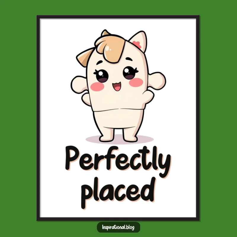 Funny Puzzle Piece Poster - Playful Art for Walls Gift