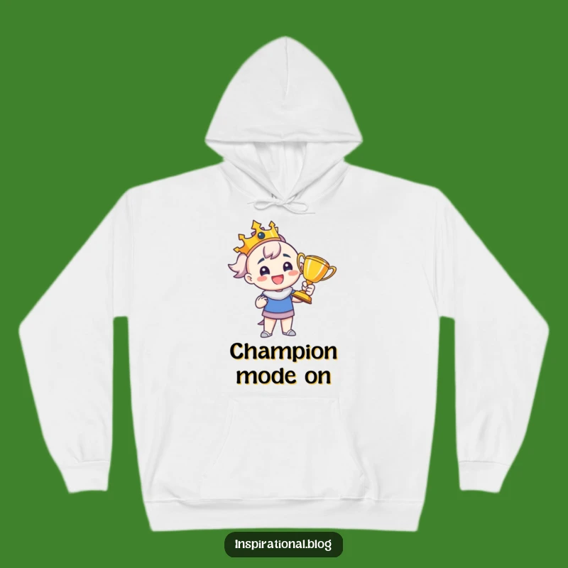 Funny Trophy Winner Hoodie: Cozy Comfort & Celebratory Character