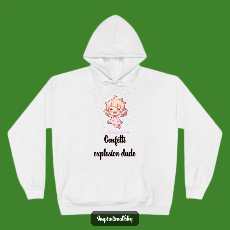 Cozy Funny Confetti Dance Hoodie: Stay Warm and Celebrate in Style
