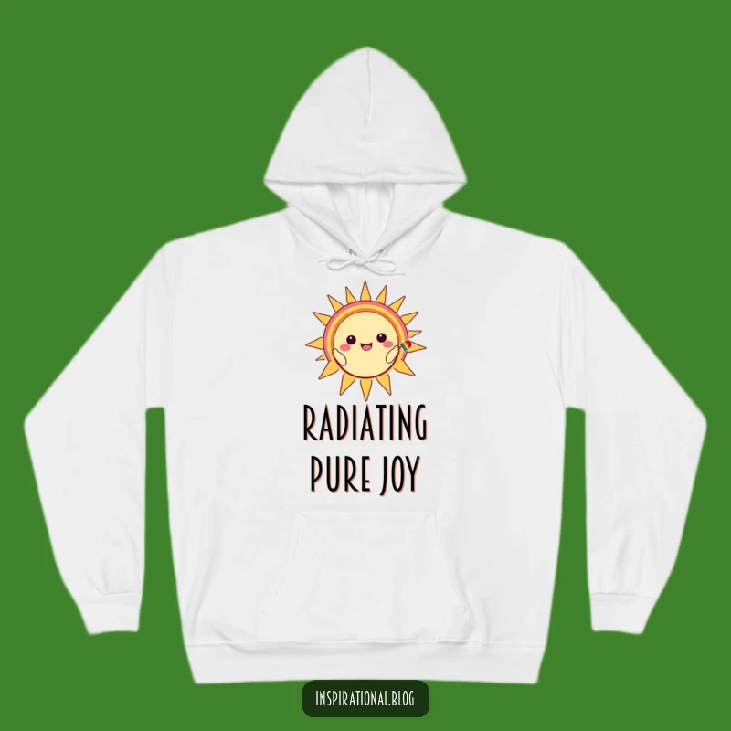 Cozy Funny Kawaii Sun Smile Hoodie: Warmth & Joy, Ultimate Funny Gift!