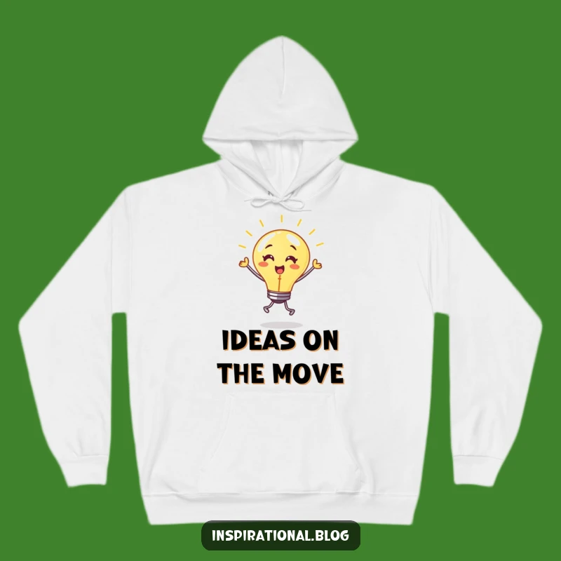 Funny Cozy Lightbulb Hoodie: Glow with Warmth, an Illuminating Funny Gift!