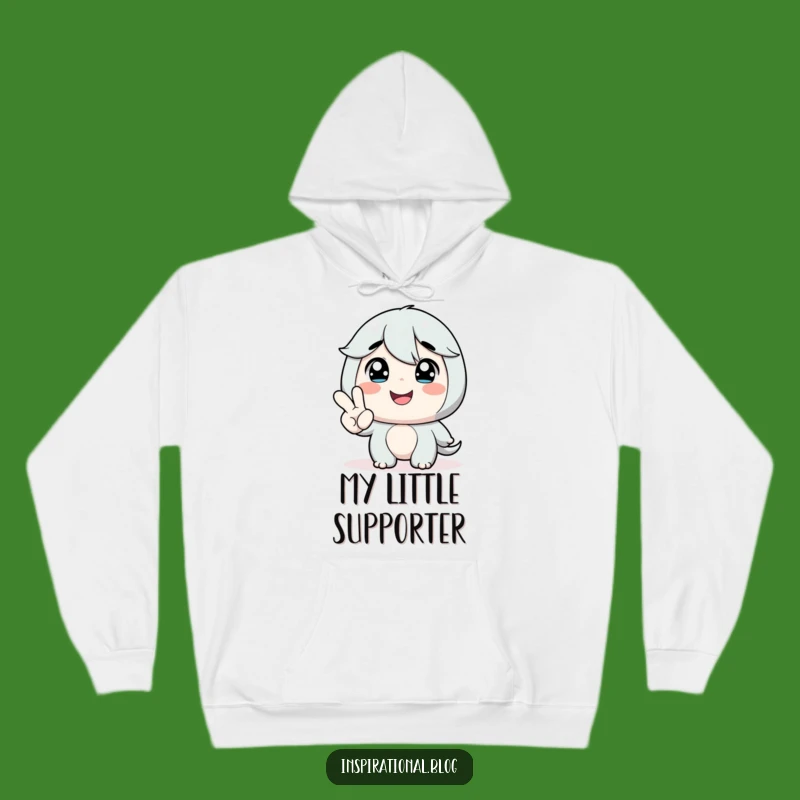 Funny Encouraging Hand Hoodie - Cozy Comfort, Big Support!