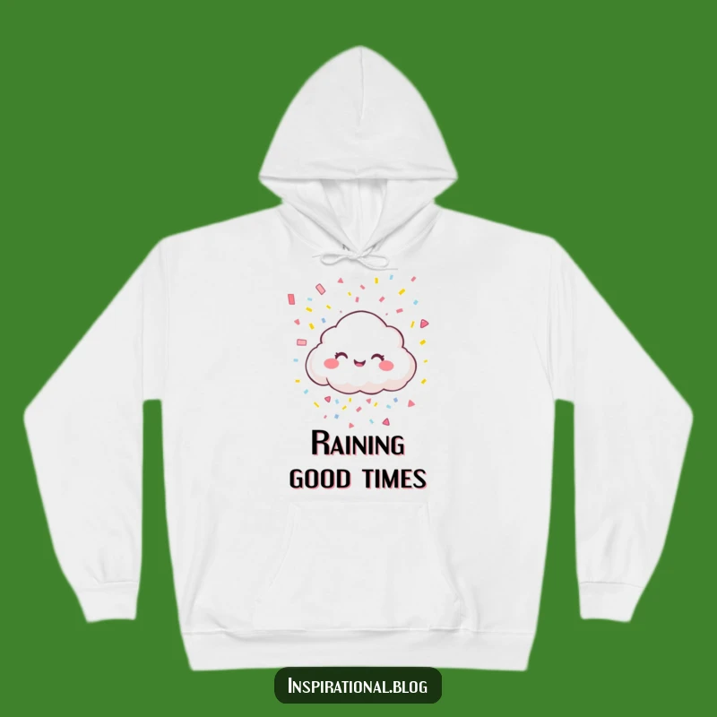 Funny Giggling Cloud Hoodie: Cozy Up in Festive Fun and Comfort